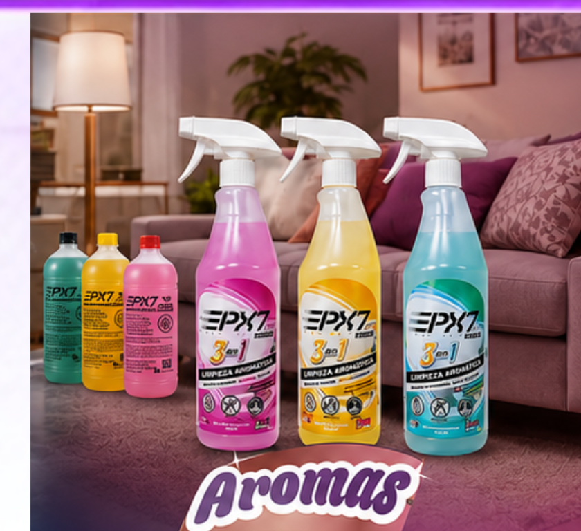 Presentaciones de PX7 Aromas